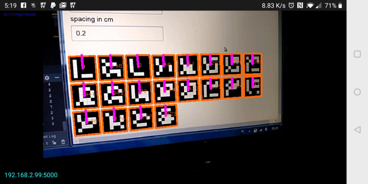 Robot test screenshot